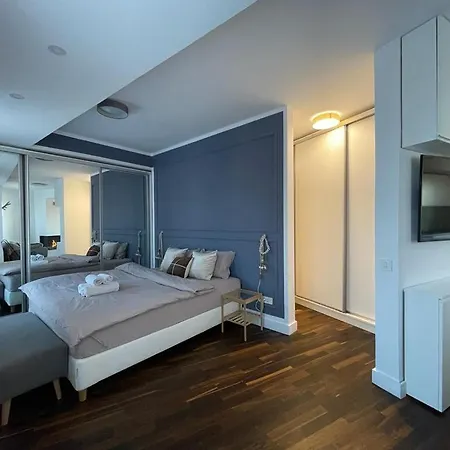 Italian Street With Terrace And Fireplace Apartment